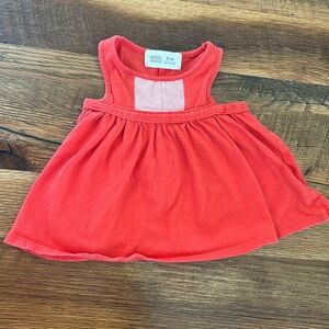 Hazel village red dress 0-6 month